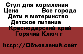 Стул для кормления  › Цена ­ 4 000 - Все города Дети и материнство » Детское питание   . Краснодарский край,Горячий Ключ г.